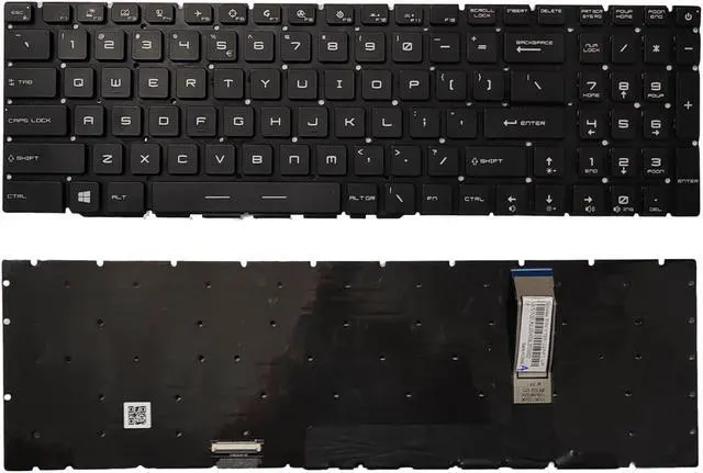 Main image of replacement keyboard for MSI Vector GS76 Stealth 11UE GP76 Leopard 11UE MS-17K3  US Per-Key RGB