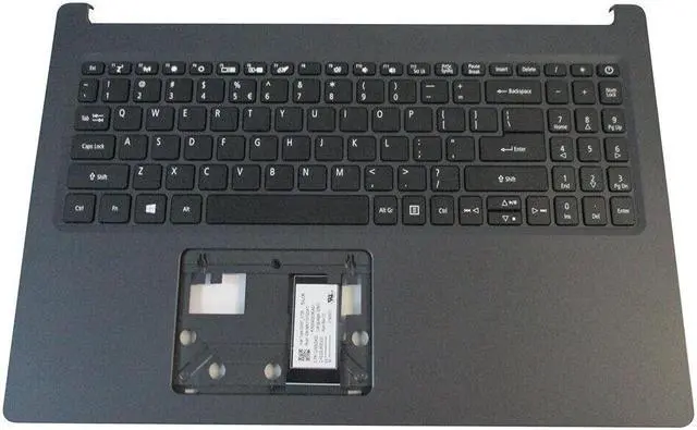 Main image of replacement keyboard for Acer Aspire A515-55 A515-55T with Palmrest  Non-Backlit  6B.HSJN7.030