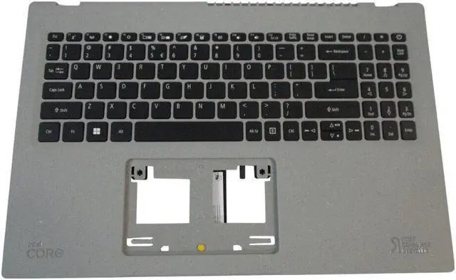 Main image of replacement keyboard for Acer Aspire Vero Green AV15-51 Gray color with Palmrest  Backlit  6B.AY2.001