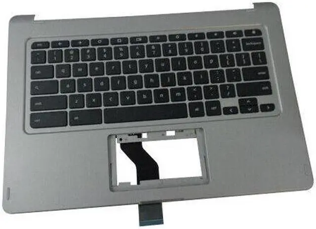 Main image of replacement keyboard for Acer Chromebook CB5-312T Silver Upper Case Palmrest including