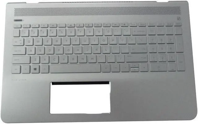 Main image of replacement keyboard for  HP Pavilion 15-CC 15T-CC Silver with Palmrest   928951-001