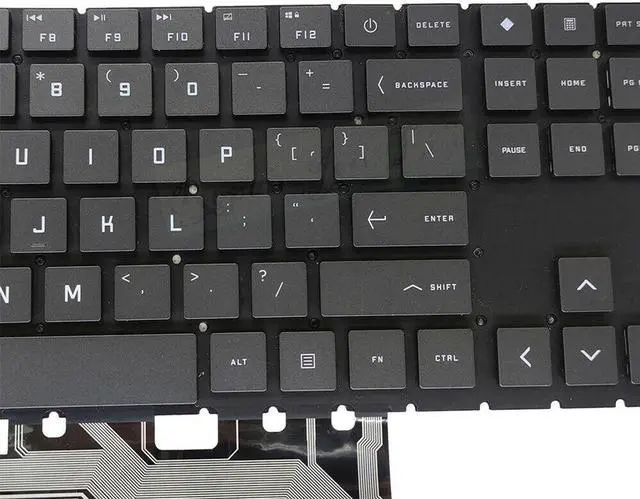 Alt view image 3 of 5 - replacement keyboard for  HP OMEN 15-en 15-en0013dx 15-en1013dx 15-en0023dx US  RGB Backlit
