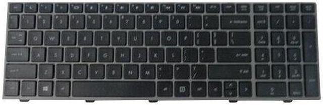 Main image of Keyboard with Silver Frame for HP ProBook 4540S 4545S Laptops - 701485-001