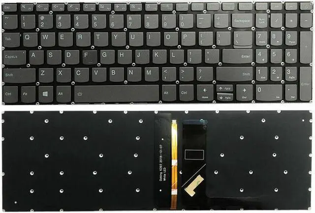 Main image of US Black color NICE Part For Lenovo Ideapad 130-15IKB L340-17 Backlight Backlit Keyboard