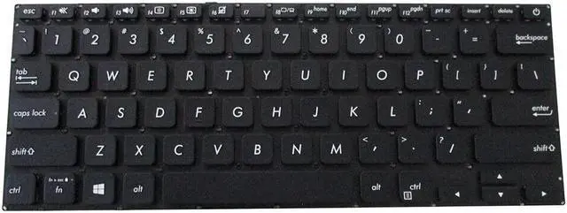 Main image of Black Replacement Keyboard For Asus VivoBook 14 A412 Laptops