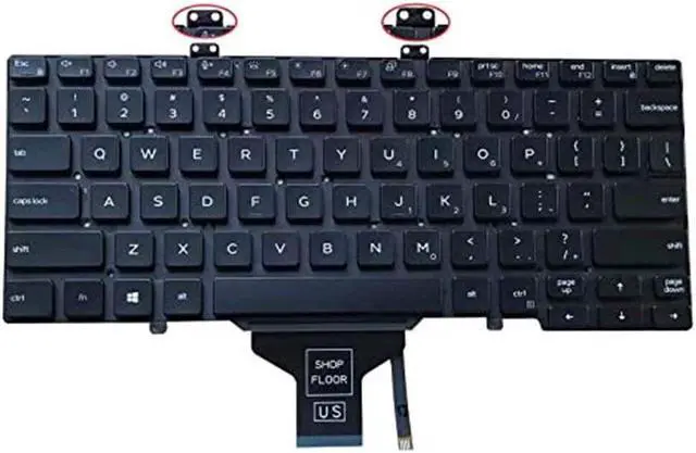 Alt view image 2 of 5 - Keyboard for Dell LatituDE 5400 5401 5402 7400 7401 7402 0RN86F US Backlight