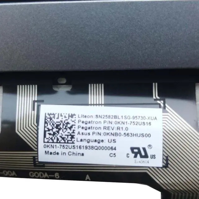 Alt view image 3 of 5 - Keyboard for ASUS ZenBook Flip 15 UX562F UX562FA UX562FD UX562FDX Silver US
