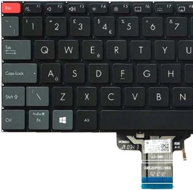 Laptop Keyboard for ASUS ZenBook Pro14 M7400Q Black US Backlight