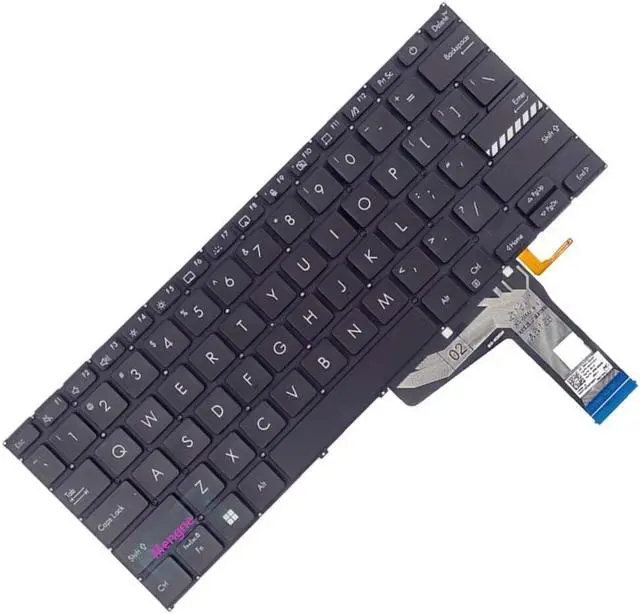 Alt view image 2 of 5 - Laptop Keyboard for ASUS Vivobook 14 X1402ZA X1403ZA Black US Backlight