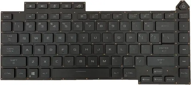 Alt view image 2 of 5 - US Keyboard for ASUS ROG 5R Plus G513Q G533 Colorful Backlight 2021 MoDEl Laptop