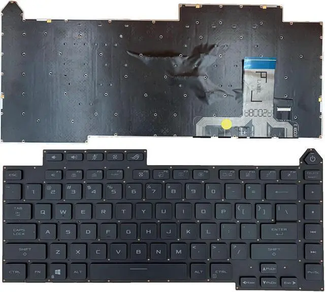 Main image of US Keyboard for ASUS ROG 5R Plus G513Q G533 Colorful Backlight 2021 MoDEl Laptop