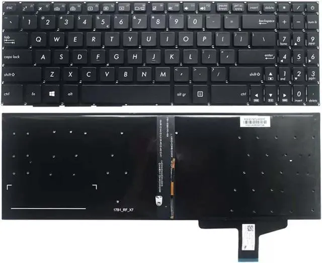 Main image of Keyboard for ASUS M580 N580/V/VD/G FX570 F570U NX580V NX580VD Black US Backlit
