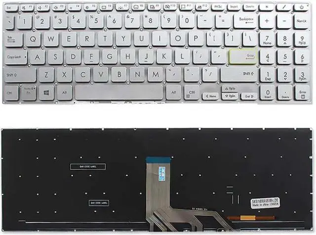 Alt view image 2 of 5 - Keyboard for ASUS X513E X513EA X513EP X513EQ X513IA M513 M513I M513IA US Backlit