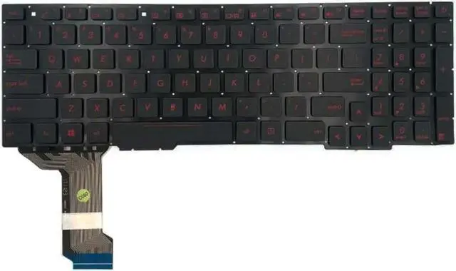 Alt view image 2 of 5 - Keyboard for ASUS GL553VD GL553VE GL553V GL753 GL753VD GL753V Black US Backlit