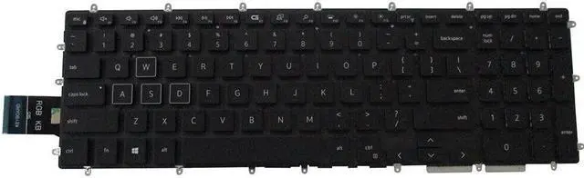 Main image of Backlit Keyboard for Alienware M15 R1 M17 R1 Laptops - Replace part number  3D7NN