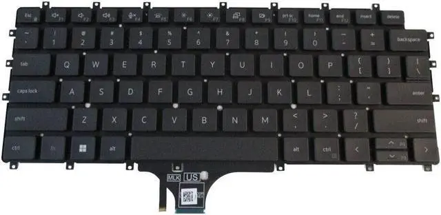 Main image of Backlit Keyboard for Dell LatituDE 9510 2-in-1 Laptops - Replace part number  HJY3W