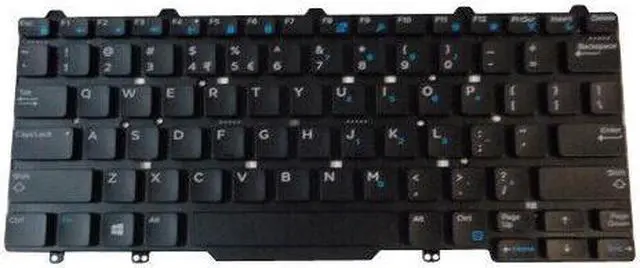 Main image of US Keyboard for Dell LatituDE 5480 7480 7490 Laptops - Non-Backlit No Pointer