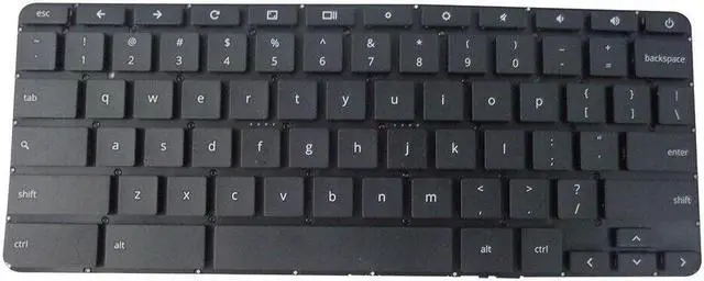 Main image of Black US Keyboard for HP Chromebook 11 G4 Laptops