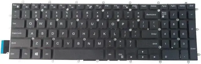 Main image of Non-Backlit Keyboard for Dell Inspiron 5565 5567 5765 5767 7566 7567 Laptops