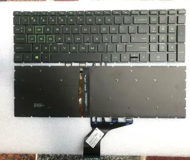 Main image of US Green Backlit Keyboard for HP Pavilion 17-CD 17T-CD000 17-CD0010NR 17-CD0020N