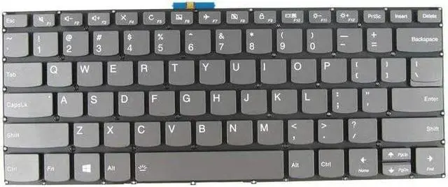 Main image of US black Backlit Keyboard for Lenovo Flex 5-1570 80XB 81CA 5-1470 81C9 80XA