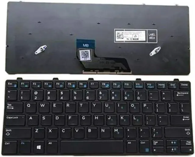 Main image of US Black English Keyboard for Dell LatituDE 3190 2-in-1 3190