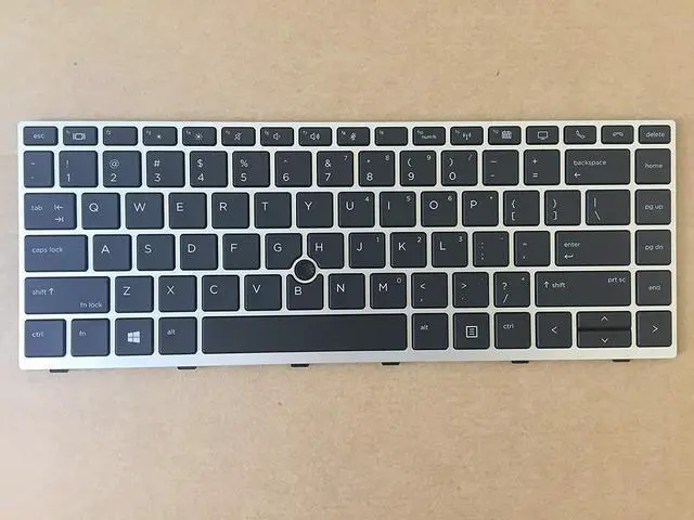 Main image of US Black Backlit Keyboard for HP EliteBook 840 G5 846 G5 745 G5 L11307-001 6037