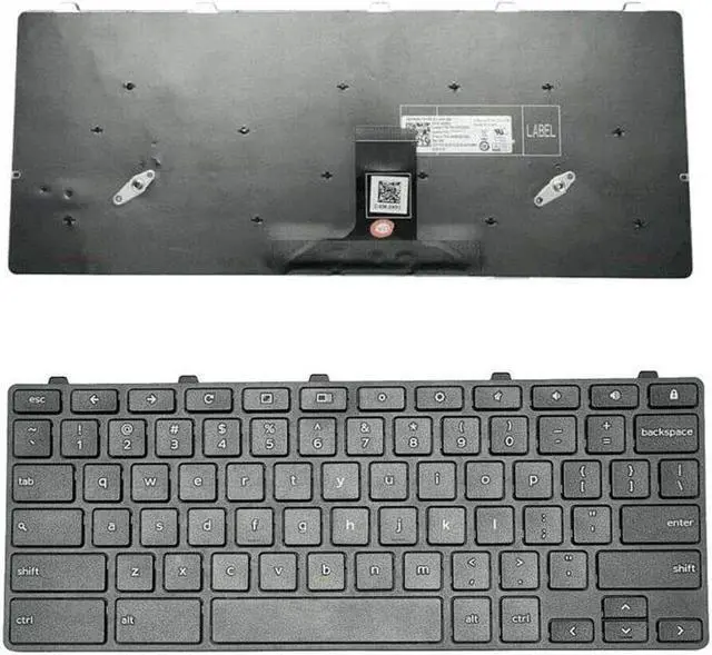 Main image of US Black English Laptop Keyboard Replacement for Dell Chromebook 11 3100