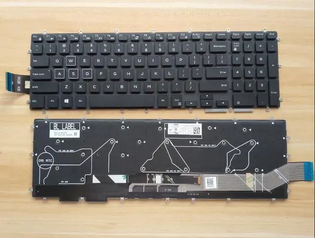 Main image of US Black Backlit Keyboard for Dell Alienware M15 R1 M17 R1 2019 P79F P79F001