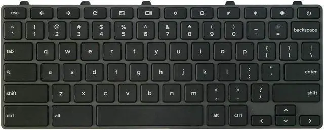 Main image of US Black English Keyboard for Dell Chromebook 11 3100 5190 2-in-1