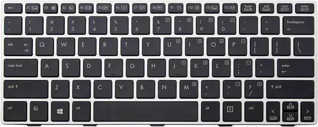 Main image of US Backlit Black Keyboard for HP EliteBook Revolve 810 G1 G2 G3 706960-001