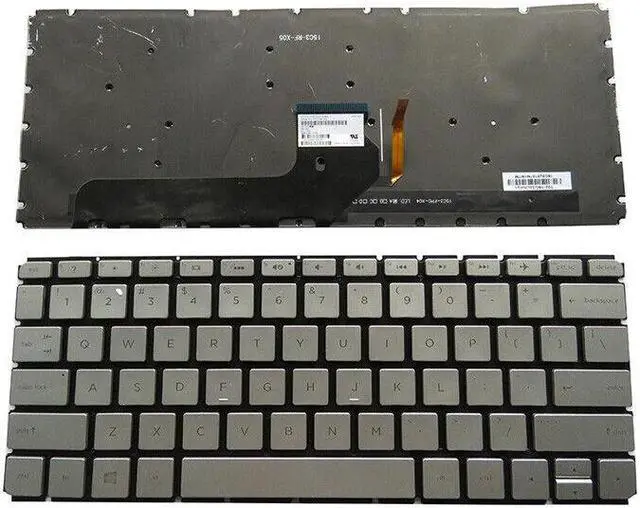 Main image of US Silver Backlit Keyboard for HP Envy 13-D 13-D099NR 13-D010NR 13-D010CA