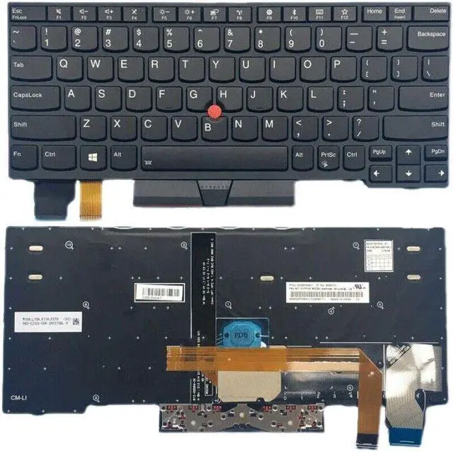 Alt view image 2 of 5 - US Black Keyboard for Lenovo ThinkPad L490 (20Q5 20Q6) L480 (20LS 20LT)
