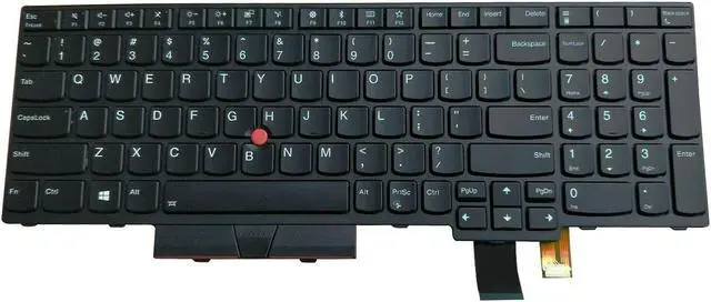 Alt view image 2 of 5 - US Black Keyboard for Lenovo Thinkpad T570 (Type 220H9 20HA 20JW 20JX)
