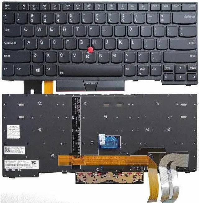 Main image of US Black Keyboard backlit for Lenovo IBM ThinkPad T14 Gen 1 20UD 20UE 20S0 20S1 20S2
