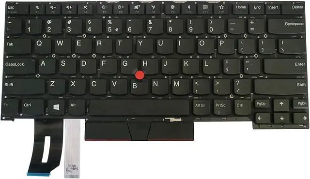Alt view image 3 of 5 - US Black Keyboard for Lenovo IBM ThinkPad T14s 20T0 20T1 20UH 20UJ