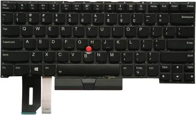 Alt view image 2 of 5 - US Black Keyboard for Lenovo IBM ThinkPad T14s 20T0 20T1 20UH 20UJ