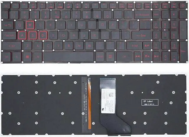 Main image of US Backlit Keyboard for Acer Aspire Nitro 5 AN515-41 AN515-41-F6VS AN515-41-F5GL
