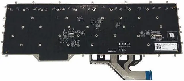 Alt view image 2 of 4 - Laptop Keyboard For Alienware M17 R2 R3 English US White color  With Backlit
