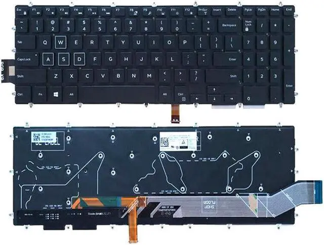 Main image of English US Keyboard For Alienware M15 M17 M15 R1 M17 R1 ALW15M ALW17M Black