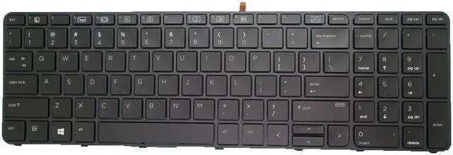 Main image of Laptop US Keyboard For HP 450 G3 455 G3 470 G3 450 G4 455 G4 470 G4 837549-001