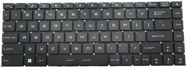 Alt view image 2 of 4 - RGB Backlit Keyboard For MSI WS66 10TKT 10TL 10TLT  10TMT WS66 11UK 11UM English