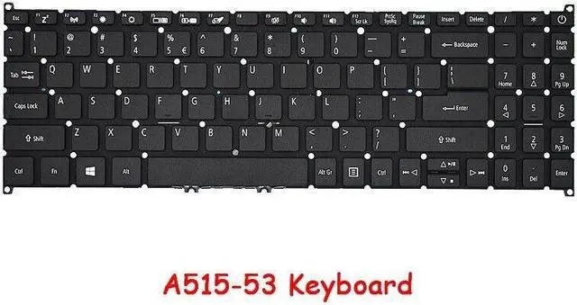 Main image of Laptop Keyboard For ACER Aspire 5 A515-53 A515-52 A515-54G Without Backlit US