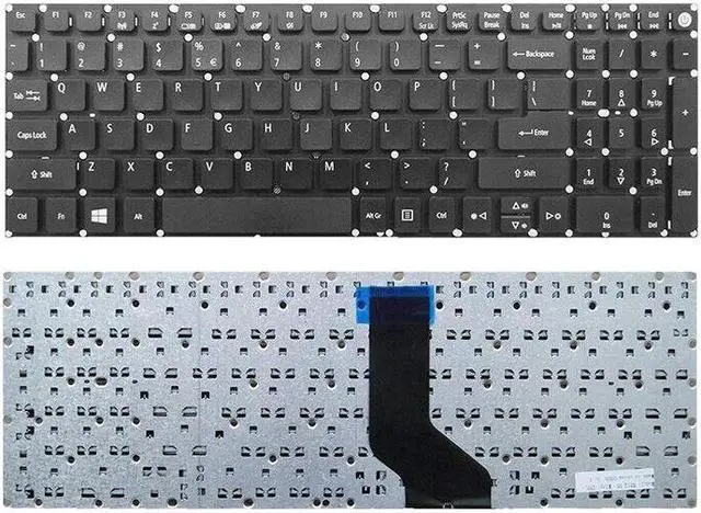Alt view image 2 of 5 - Laptop Keyboard For ACER Aspire 5 A517-51 Without Backlit United States US Black