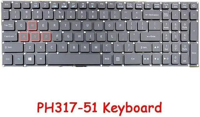 Main image of Backlit Keyboard For Acer Predator Helios 300 PH317-51 749K 72XP 70K PH315-51 US
