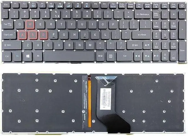 Alt view image 2 of 5 - Backlit Keyboard For Acer Predator Helios 300 PH317-51 749K 72XP 70K PH315-51 US