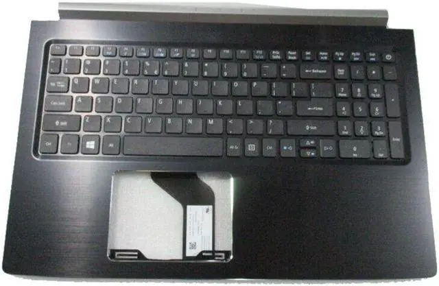 Alt view image 2 of 4 - Laptop PalmRestincluding Black Keyboard For ACER E5-576G United States US