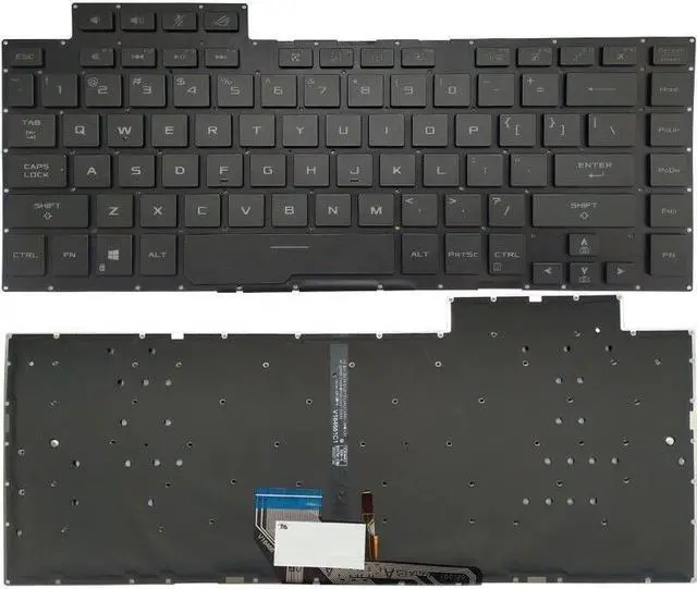 Main image of Laptop US Keyboard For ASUS ROG Zephyrus M GU502DU With Backlit Without Frame