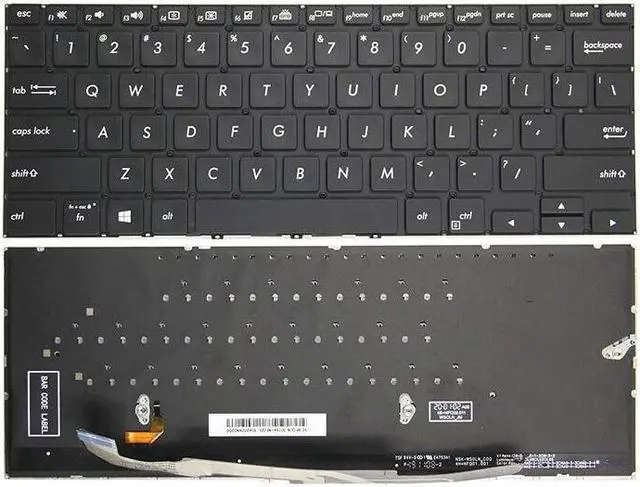 Alt view image 2 of 4 - Laptop Keyboard For ASUS UX362F UX362FA Q326FA United States US With Backlit