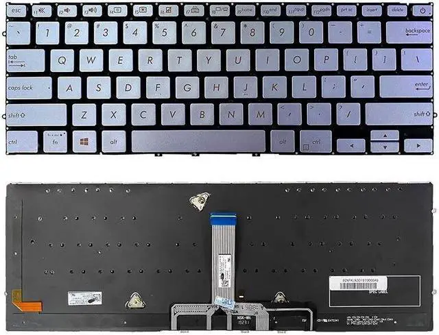 Main image of Laptop US Keyboard For ASUS Zenbook S13 UX392 UX392FA UX392FN With Backlit Blue